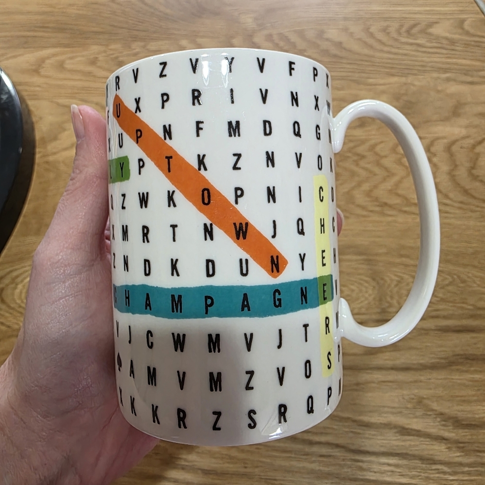 Lenox Kate Spade Word Search Mug